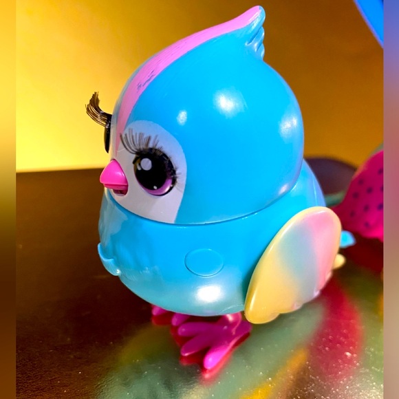 LITTLE LIVE PETS BIRD BUNDLE THEY TWEET/MOVE HEADS PIPPA PEEPS & RAINBOW TWEETS - Picture 9 of 9